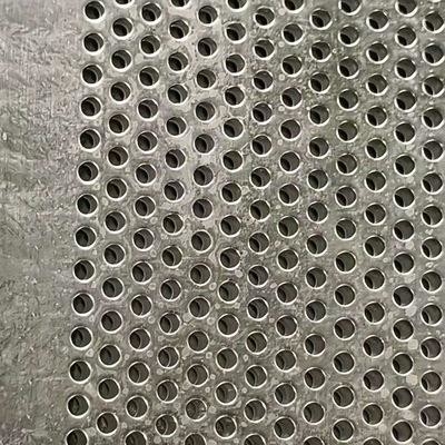 Round Hole Perforated SS Plate 304 Stainless Steel Mesh Sheet With Edge