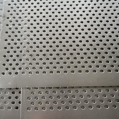 Round Hole Perforated SS Plate 304 Stainless Steel Mesh Sheet With Edge